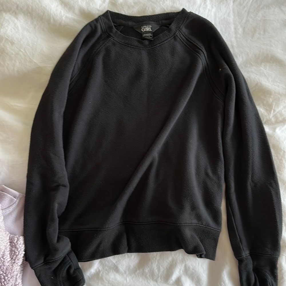 Athleta girl black sweater